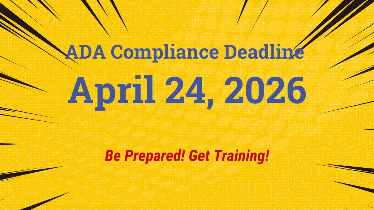ADA Compliance Training Spring 2025